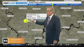 31 magnitude earthquake confirmed in southern Illinois [upl. by Nikolia487]