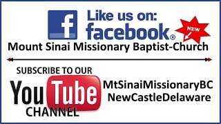 Mt Sinai Missionary Baptist Church  Sunday Ministry  Dec 1 2024  3079 New Castle Ave 19720 [upl. by Rigby]