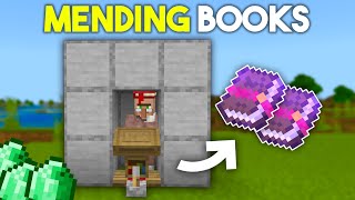 Minecraft Mending Book Farm 120 Tutorial [upl. by Lovett]