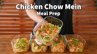 Meal Prep In 40 Minutes  Chicken Chow Mein Recipe [upl. by Monique]