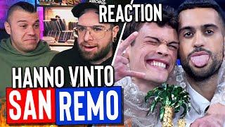 MAHMOOD e BLANCO  BRIVIDI  vincitori Sanremo 2022   REACTION [upl. by Ferguson123]