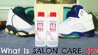 How To Remove Yellowing From Sneakers amp Video Games  Salon Care 40 [upl. by Packer772]