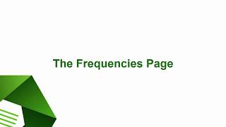 WordStat  Frequencies Page [upl. by Verile]