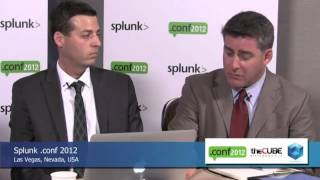 Leena Joshi and Matthew Culver  Splunk conf 2012  theCUBE [upl. by Krum]