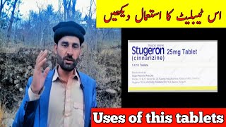 Stugeron Cinnarizine tablets uses benefits Brand name contraindication Dosage pregnancy uses urdu [upl. by Dorreg]