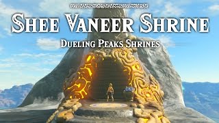 Shee Vaneer Shrine  Dueling Peaks Shrines  The Legend of Zelda Breath of the Wild [upl. by Haletta]