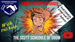 The Scott Schedule of Doom with McKenzie Friend Phil Kedge Family Court Carnage shorts familycourt [upl. by Suoiluj355]