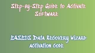 EASEUS Data Recovery Wizard Installation Simple StepbyStep Instructions [upl. by Noral781]