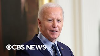 Biden and Harris speak on gun violence prevention efforts  full video [upl. by Einnil1]