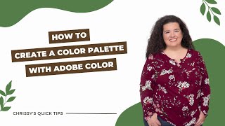 How to Create a Color Palette with Adobe Color [upl. by Tioneb]