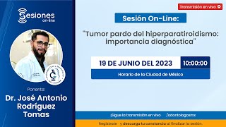 Sesión OnLine quotTumor pardo del hiperparatiroidismo importancia diagnósticaquot [upl. by Katee]