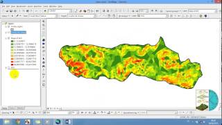 Comment réaliser la carte des pentes sur ArcGis [upl. by Juanne]