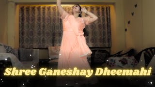 Shree Ganeshay Dheemahi Dance Cover by Mondrita Tushar  Shankar Mahadevan  Ajay Atul [upl. by Nybbor]