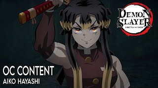 Kimetsu no yaiba OC CONTENT‼️ Aiko Hayashi animation [upl. by Pattie]