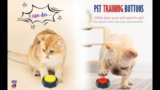 Pet training buttons [upl. by Nonnek129]