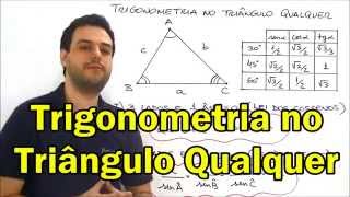 Xtensivo Matemática Trigonometria no Triângulo Qualquer Prof Marcos Assumpção [upl. by Fisk]