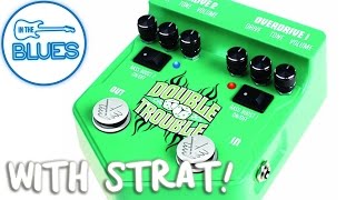 Double Trouble Overdrive Pedal by Visual Sound with a Stratocaster [upl. by Honor907]