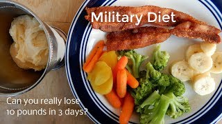 Does The Military Diet Work Did We Lose Any Weight [upl. by Abita]