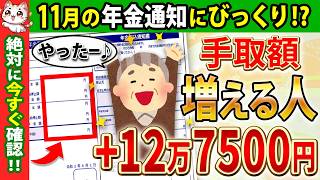 【確認必須！年金増額！？】2024年11月届く「年金決定通知書・支給額変更通知書」について徹底解説！【年金見方在職定時改定在職老齢年金】 [upl. by Carlyn350]