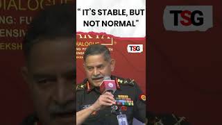 watch  India Army Chief General Upendra Dwivedi Describes Chinas Situation [upl. by Maro]