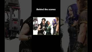 Descendants 3 behind the scenes ❤️ shorts descendants disney [upl. by Iarahs]