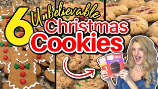 Unbelievable CHRISTMAS COOKIES That Will BLOW YOUR MIND  BOX CAKE MIX COOKIE RECIPES [upl. by Noirred]