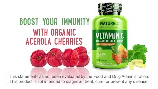 NATURELO Vitamin C with Organic Acerola Cherry and Citrus Bioflavonoids [upl. by Solomon]