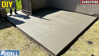 EASY BEGINNER CONCRETE SHED SLAB [upl. by Ellinger]