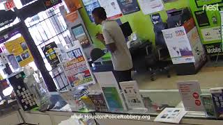 Watch robbery suspect pray after getting locked in store [upl. by Netneuq144]