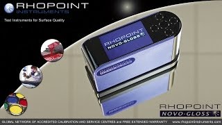 NovoGloss Glossmeters from Rhopoint Instruments [upl. by Potter]