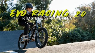 EVO RACING 20quot Kids Electric Balance Bike  Official Trailer [upl. by Nwad109]