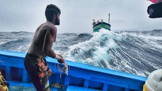 OMG Our Boat In Storms  Terrifying Monster Waves At Deep Sea  Deep Sea Fishing [upl. by Sparks854]