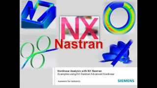 Nonlinear Analysis with NX Nastran [upl. by Joseito483]