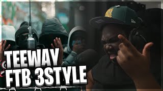 Teeway  From The Block Freestyle  Performance 🎙London 🇬🇧 REACTION [upl. by Wagstaff]