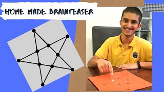 Home Made Brainteaser Reverse Pentalpha Puzzle [upl. by Adnek]