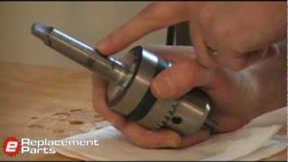 How to Remove and Reinstall a Drill Press Chuck [upl. by Woodruff871]