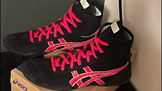 Asic exeo wrestling shoe review [upl. by Ecnerolf]