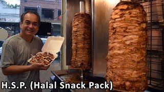 HSP  HALAL SNACK PACK  Melbourne street food invention  Australian food tour [upl. by Neufer]