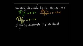 Divions of decimals [upl. by Bambi590]