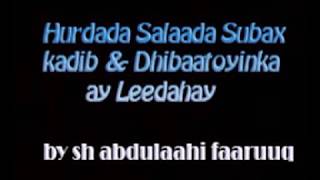 Hurdada Laseexdo Salaad Subax Kadib amp Dhibaatadeeda [upl. by Notlad913]