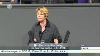 Martina Bunge DIE LINKE Rente für DDRFlüchtlinge nach ursprünglichen Zusagen [upl. by Adnuhsar]