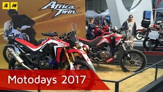 Honda Africa Twin Rally  Fiera Roma 2017 ENGLISH SUB [upl. by Airreis]