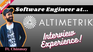 Altimetrik  Placement Interview Experience  2021  35 [upl. by Maggy]