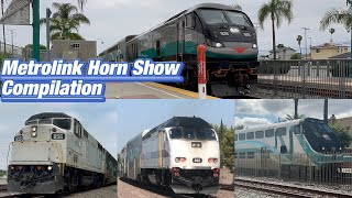 Metrolink Horn Show Compilation D [upl. by Oicelem627]