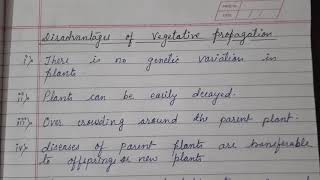 4 class10 how do organism reproduceLecture4advantage ampdisadvantages of vegetative propagation [upl. by Amerd]