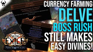 MAKE DIVS IN DELVE My Delve Boss Rush Strategy 300350 Horizontal Depth Blasting  PoE 324 [upl. by Pennie]