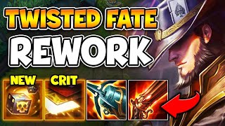 TWISTED FATE REWORK IS HERE AND RIOT MADE HIM AN ADC HIS CARDS CAN CRIT NOW [upl. by Colton]