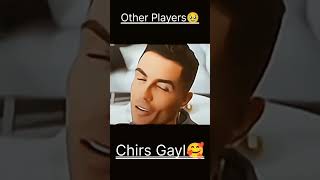 Other Players Vs Chris Gayle cricket viralshort youtube [upl. by Annayad384]