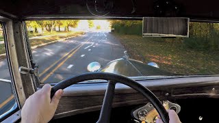 Driving my 1931 Ford Model A on a nice fall day [upl. by Billi]