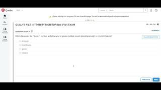 Qualys File Integrity Monitoring FIM Updated Exam Live Question amp Answers  Passed  FIM Exam [upl. by Aleksandr803]